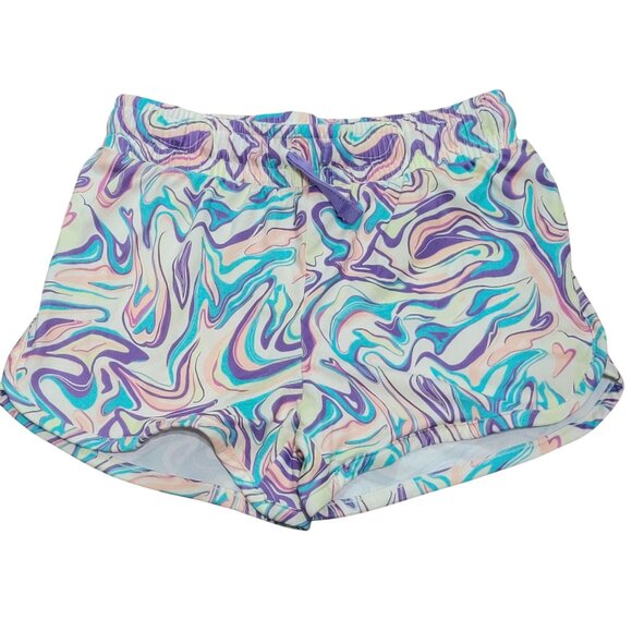 Disney Jumping Beans 4T Girls Active Shorts Pastel Marble Print Kids Toddler - Picture 1 of 4